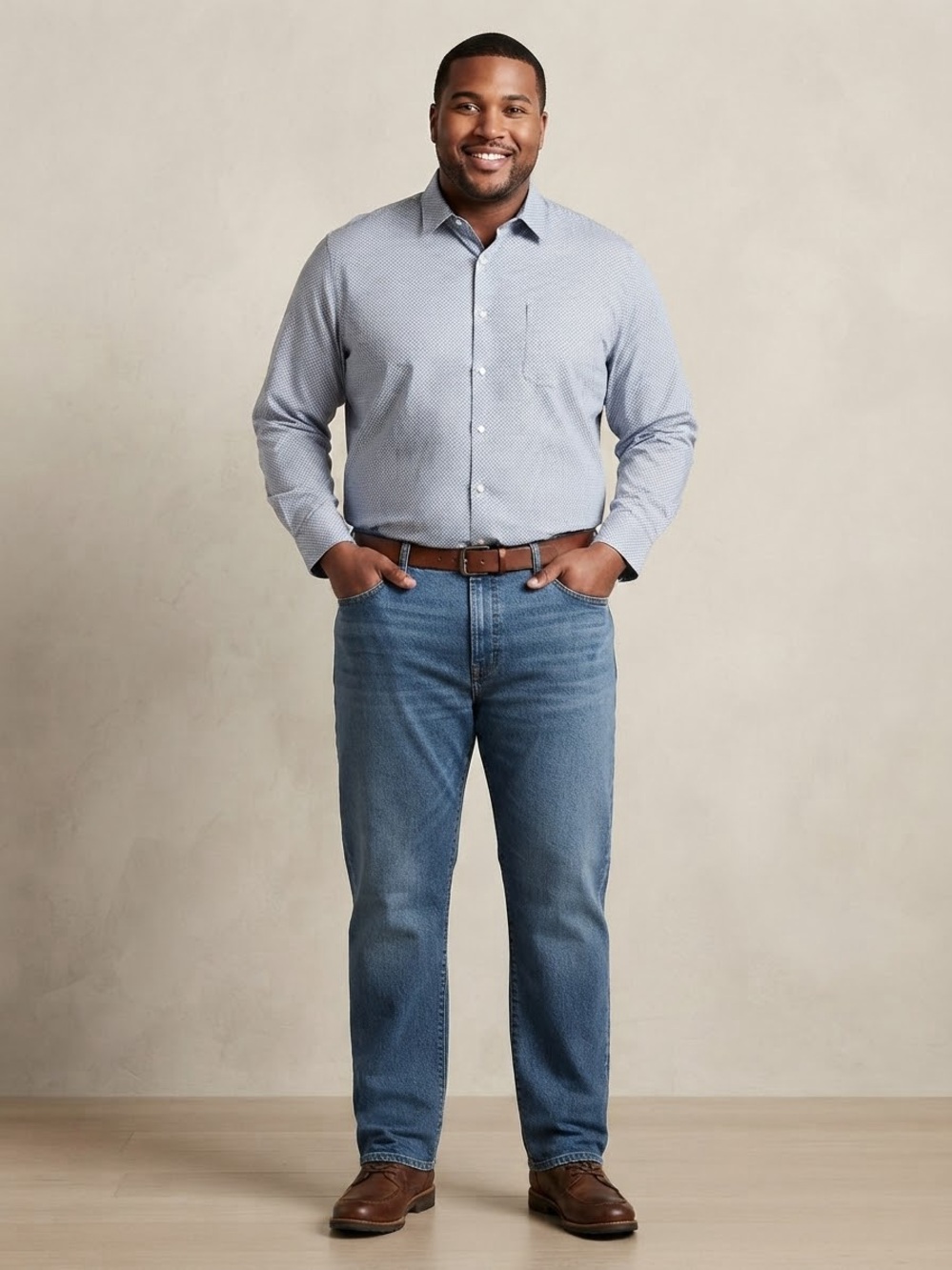 Levi's Relaxed Straight Jeans in Medium Blue - HEMMED to approx 29in inseam